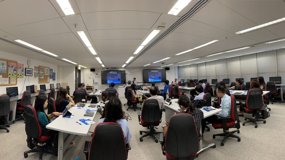 IT in Education Pedagogical Series: Coding Galaxy demonstrated at a HKEDB Professional Development Programme course
