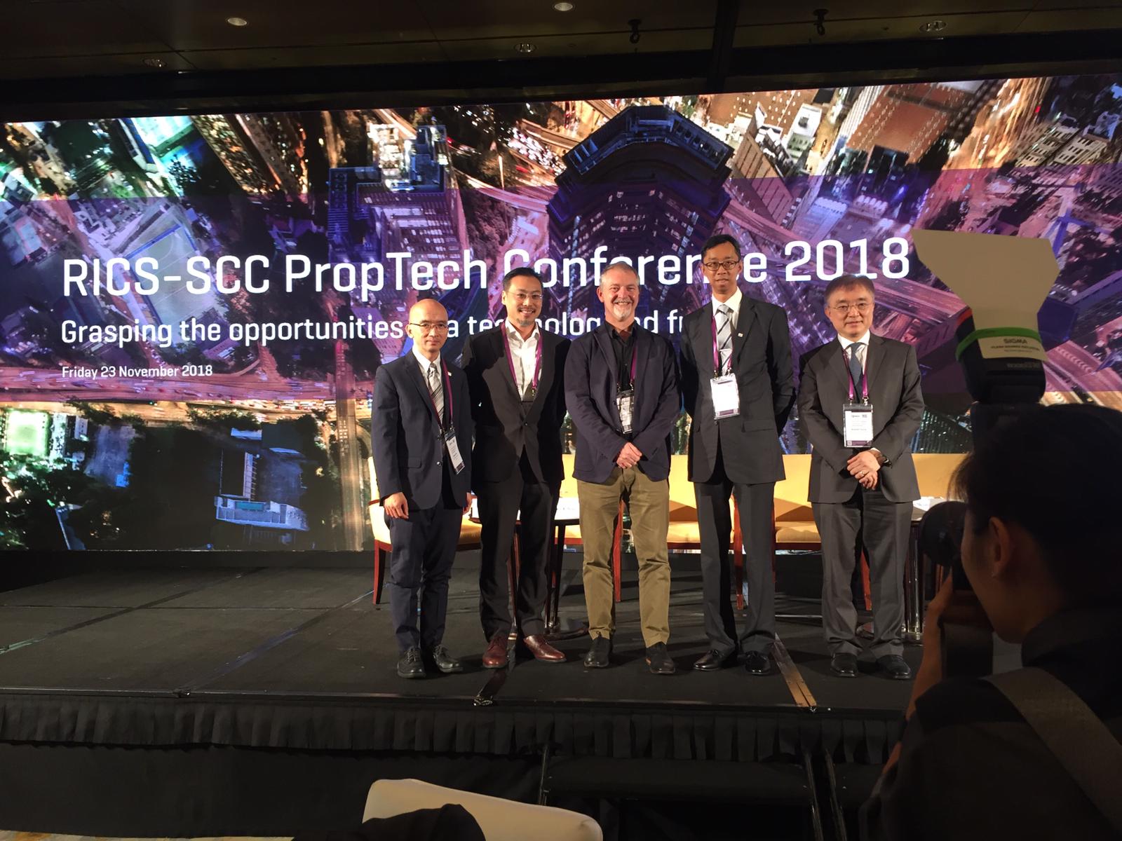 RICS-SCC: Jason shares his insight on the opportunities in innovation and technology in Hong Kong on the panel at PropTech Conference 2018