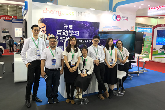 cherrypicks displays eLearning products at the 72nd China Educational Equipment Exhibition