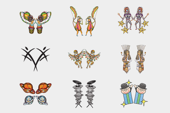 iButterfly: Shines around Standard Charter Arts in the Park Mardi Gras