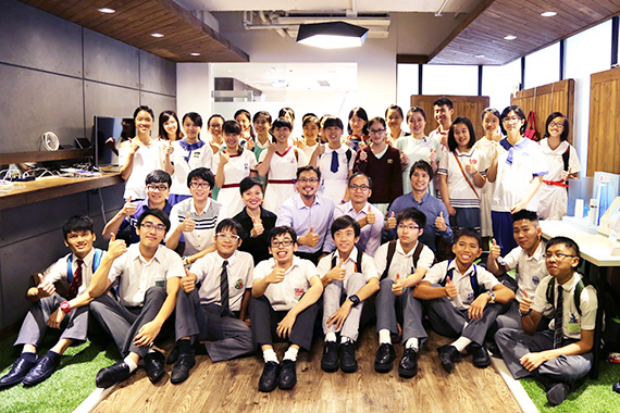 HKYIC: Student visit to cherrypicks as a part of the “E-League CEO Sharing Session”