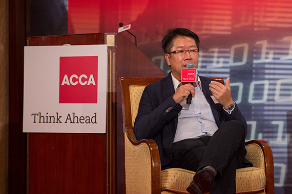 Donald Chan joins the speaking panel at the ACCA Hong Kong CFO Summit 2016