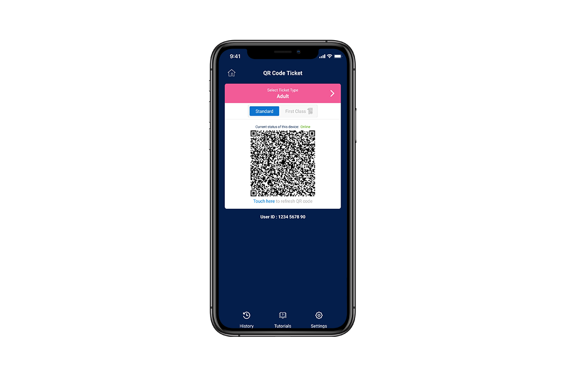 QR Code Ticket available at 93 heavy rail stations via MTR Mobile