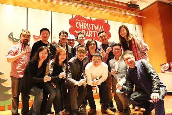 The cherrypicks Christmas masquerade party