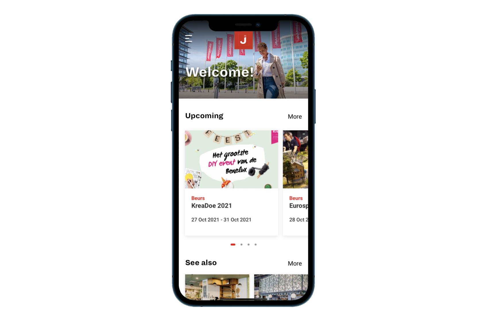 Jaarbeurs awarded the 2022 UFI Digital Innovation Award for Jaarbeurs Live app