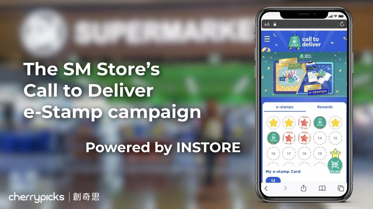 Collect e-Stamps when you shop with The SM Store