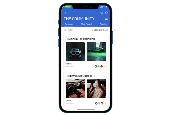 BMW Concessionaires App launches “The Community”