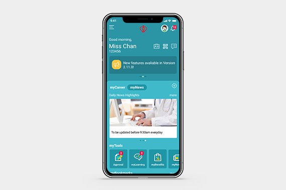 Hospital Authority revamps myHR App to incorporate new functionalities