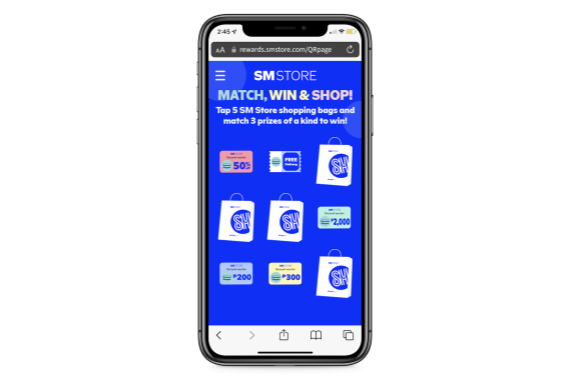 Gamification for customer loyalty experience with the SM Store