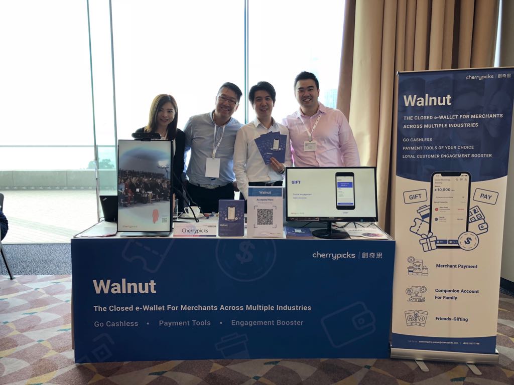 Hong Kong Retail Summit: Cherrypicks exhibits Walnut, a close loop eWallet solution